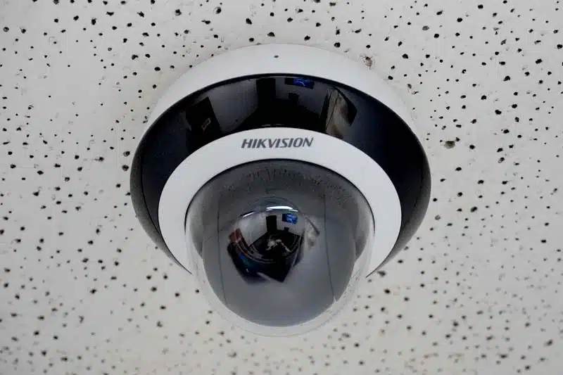 360 deg camera on ceiling