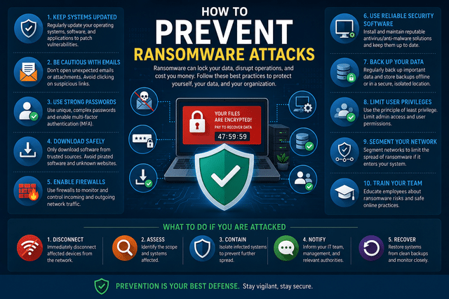 how to prevent ransomware attack