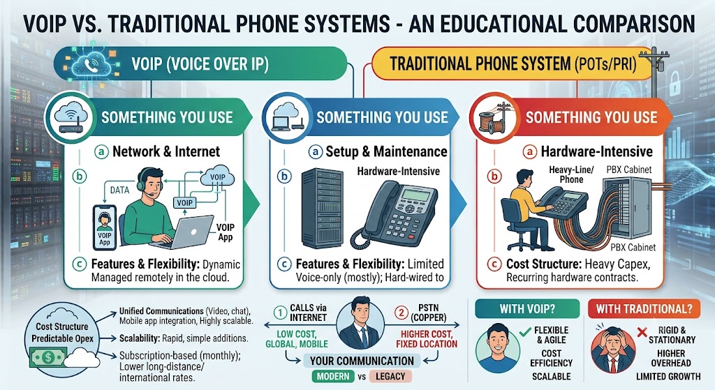 VoIP vs. Traditional Phone Systems: Which Is Right for Your Business?